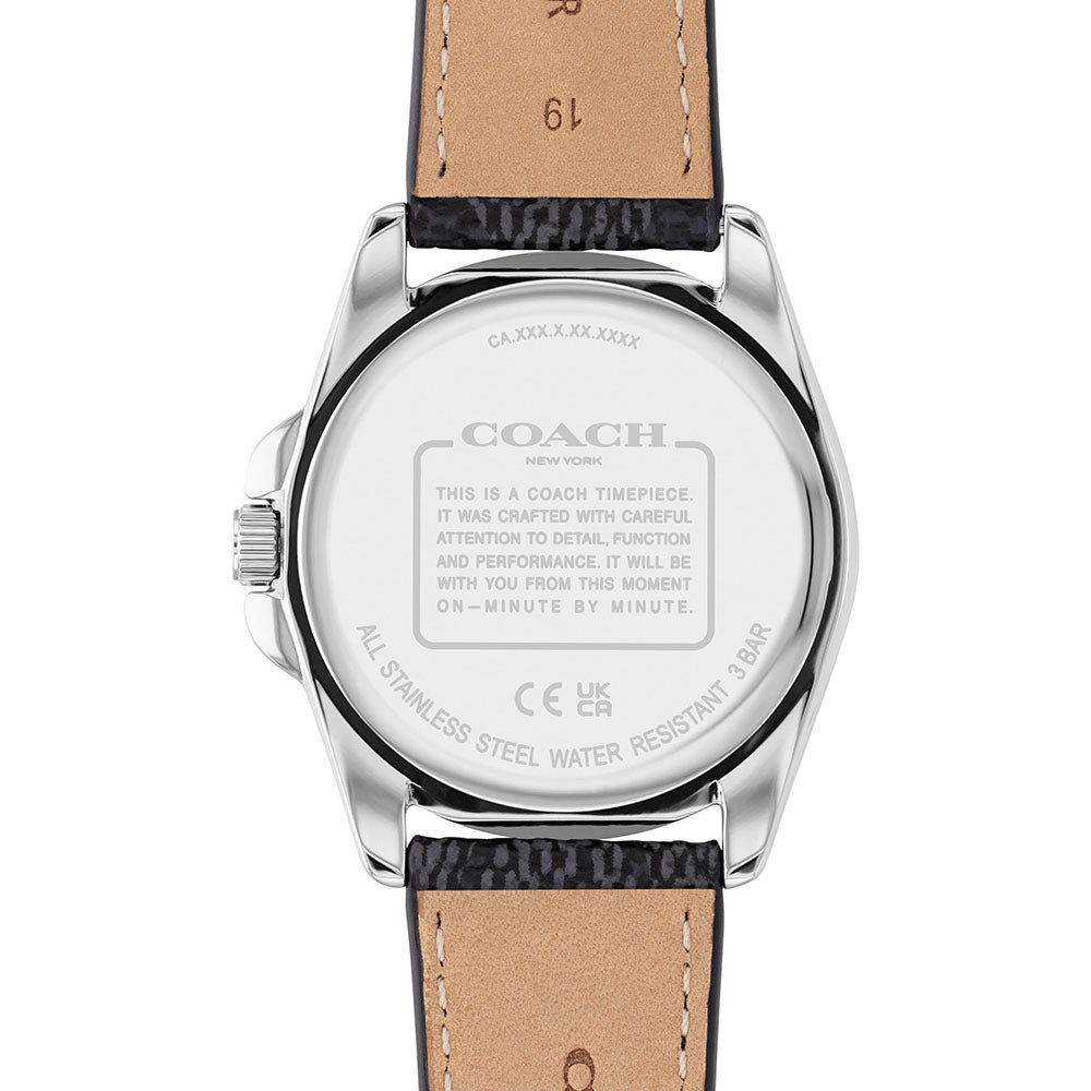 Coach Greyson 3-Hand 36mm Stainless Steel Band