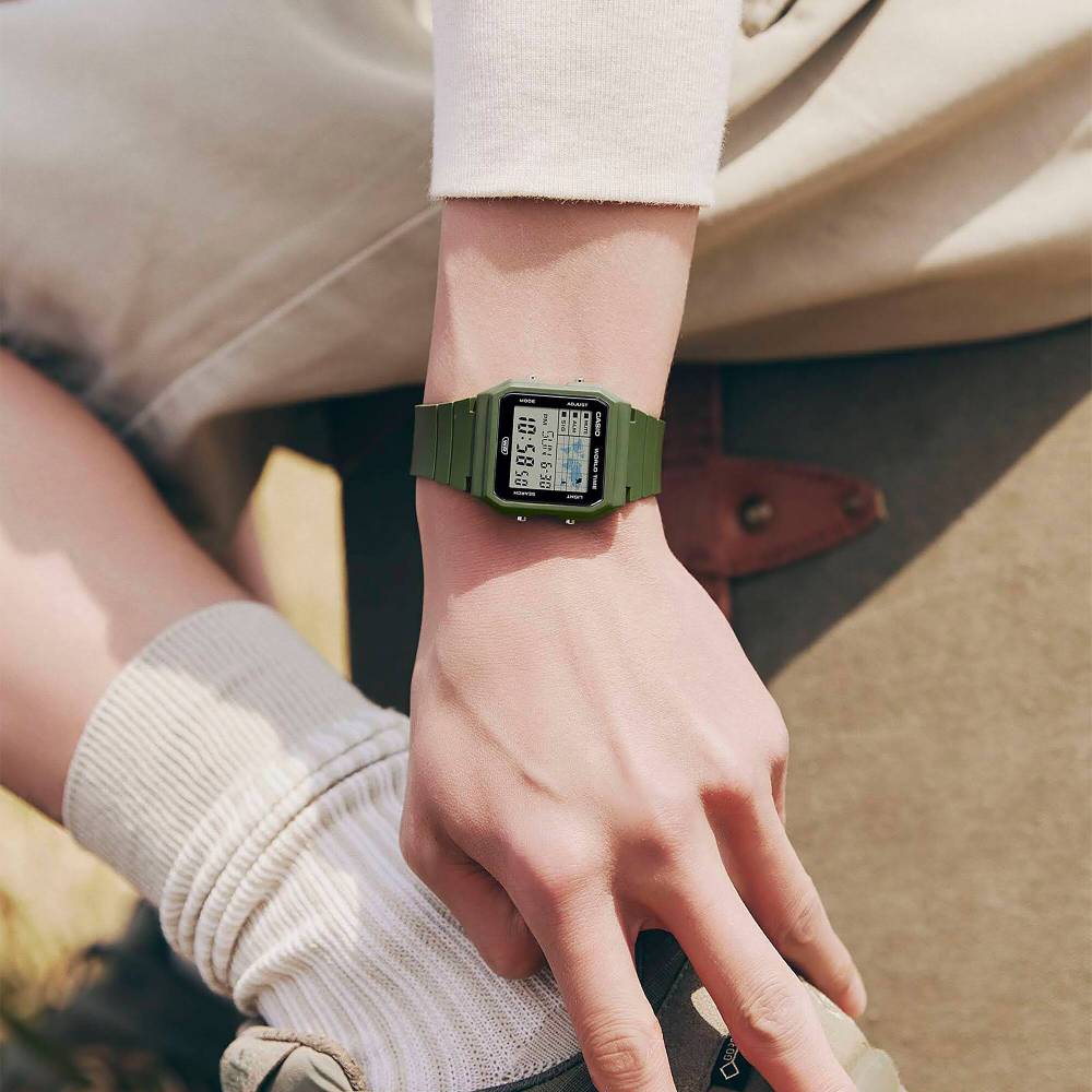 Casio Vintage Digital Resin 33.7mm Resin Band