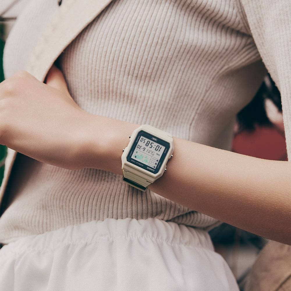 Casio Vintage Digital Resin 33.7mm Resin Band