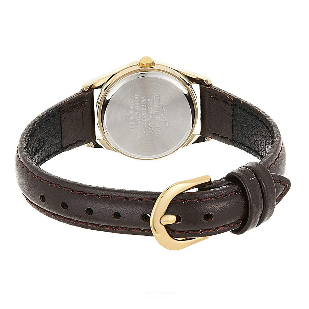 Casio Analog Leather 3-Hand 23mm Leather Band