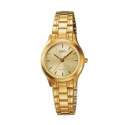 Casio Analog Gold 3-Hand 25mm Stainless Steel Band