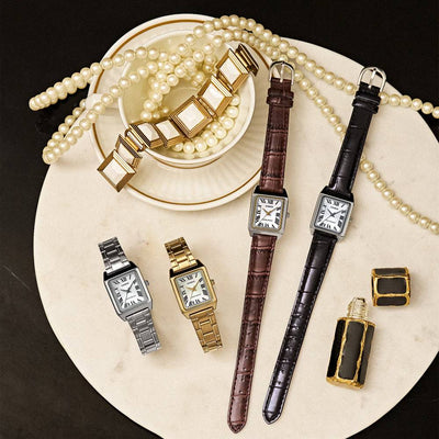 Casio Analog Leather 3-Hand 22mm Leather Band