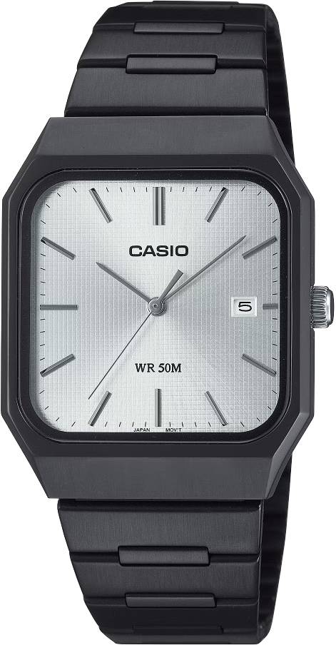 Casio Analog Steel Date 32.5mm Stainless Steel Band