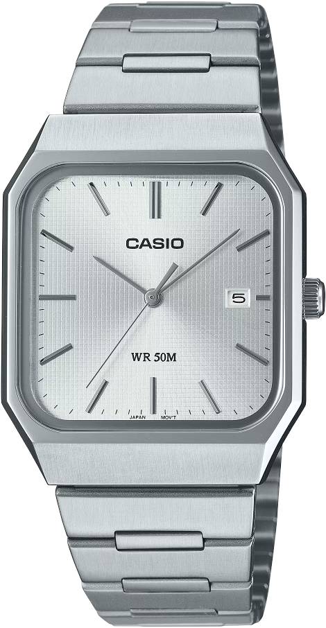 Casio Analog Steel Date 32.5mm Stainless Steel Band