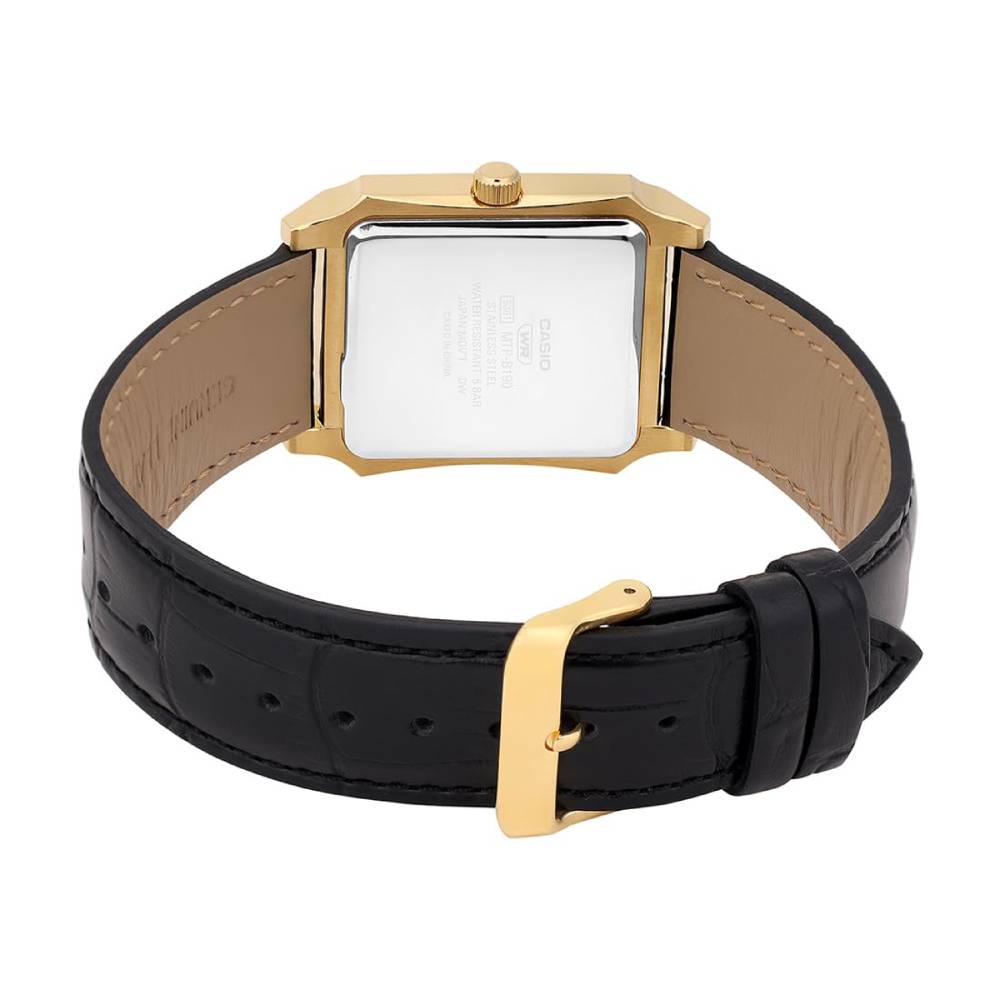 Casio Analog Leather 3-Hand 31.5mm Leather Band