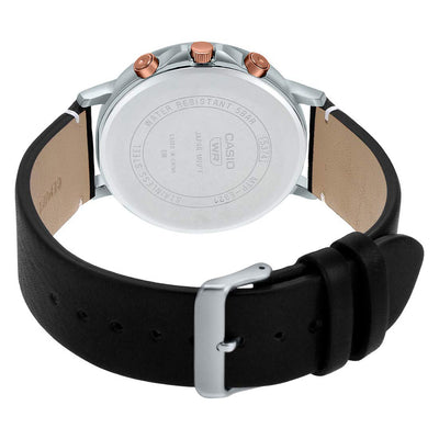 Casio Analog Leather Multifunction 44.7mm Leather Band