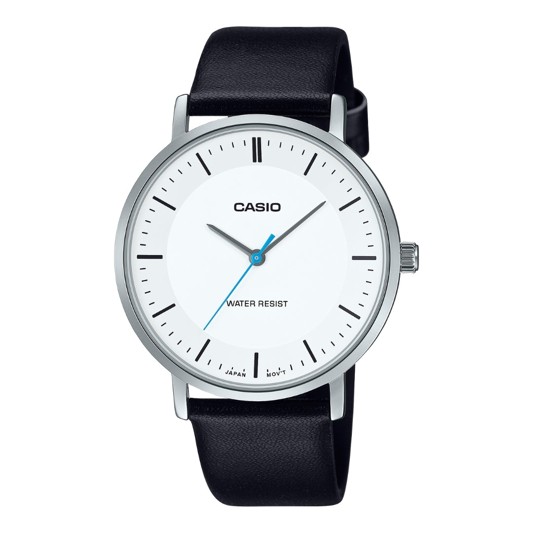 Casio Analog Leather 3-Hand 40mm Leather Band