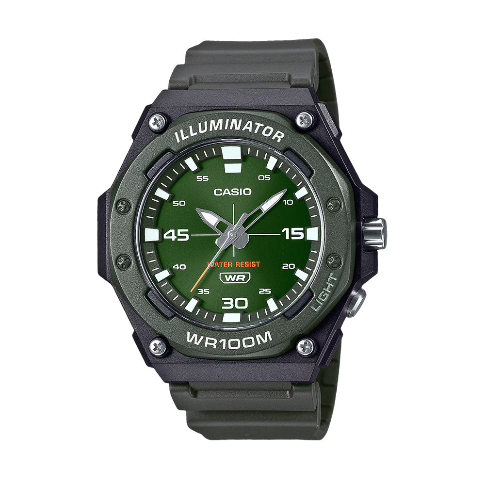 Casio Sports Analog 3-Hand 48.1mm Resin Band