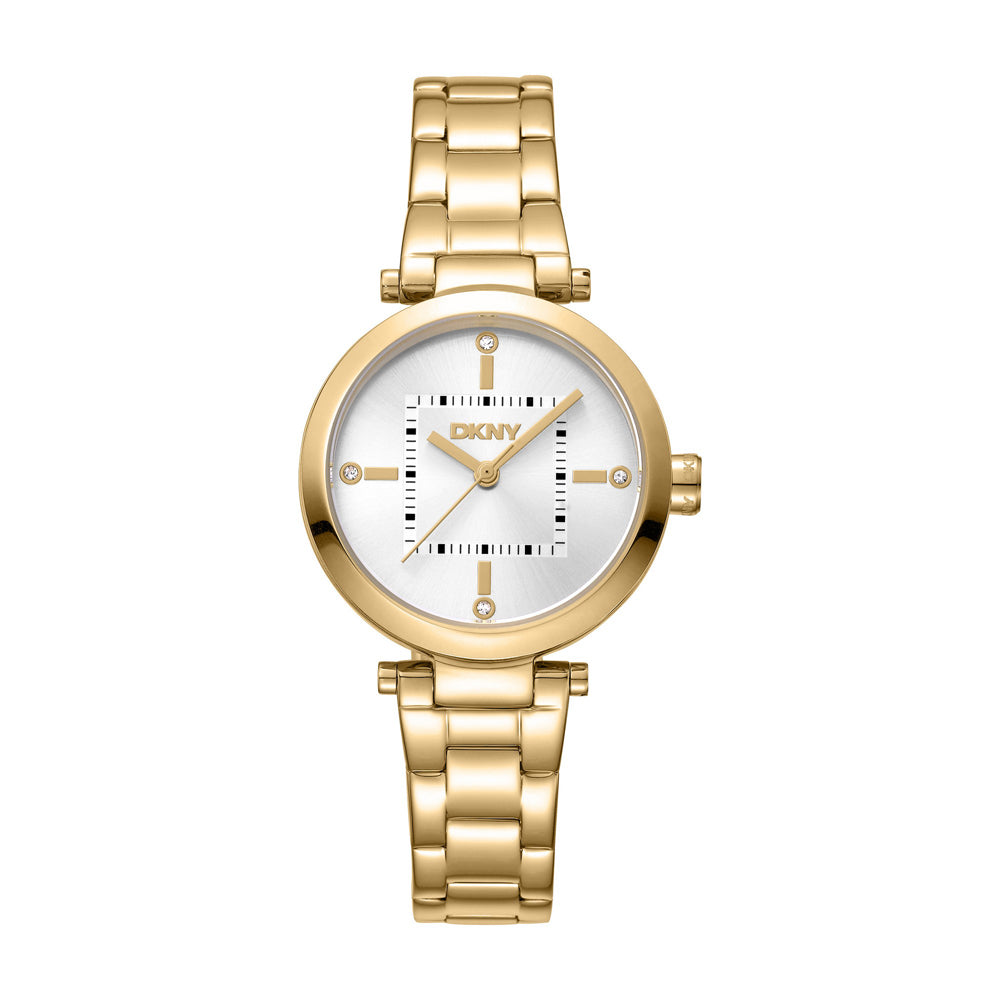 DKNY Urban 3-Hand 30mm Stainless Steel Band