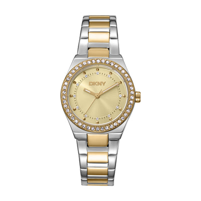 DKNY Evening 3-Hand 30mm Stainless Steel Band