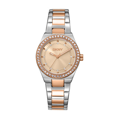 DKNY Evening 3-Hand 30mm Stainless Steel Band