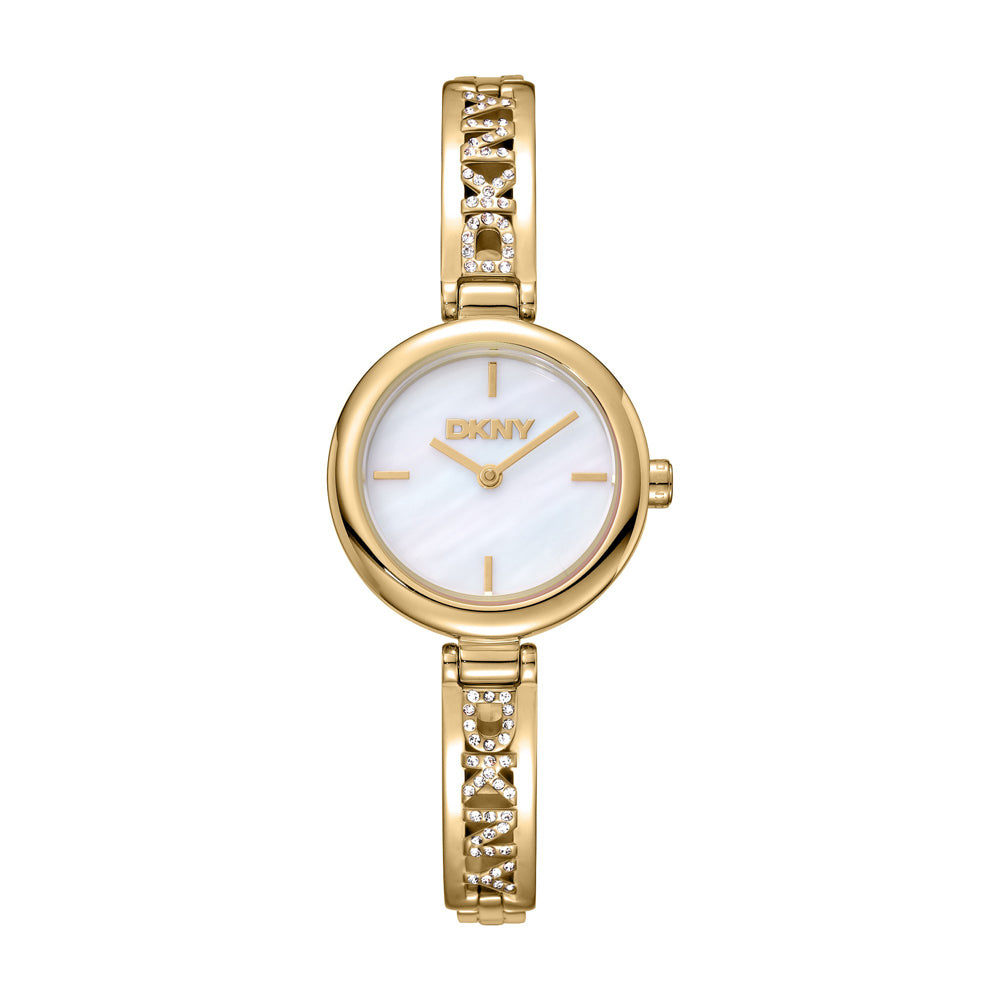 DKNY Logo 2-Hand 26mm Stainless Steel Band