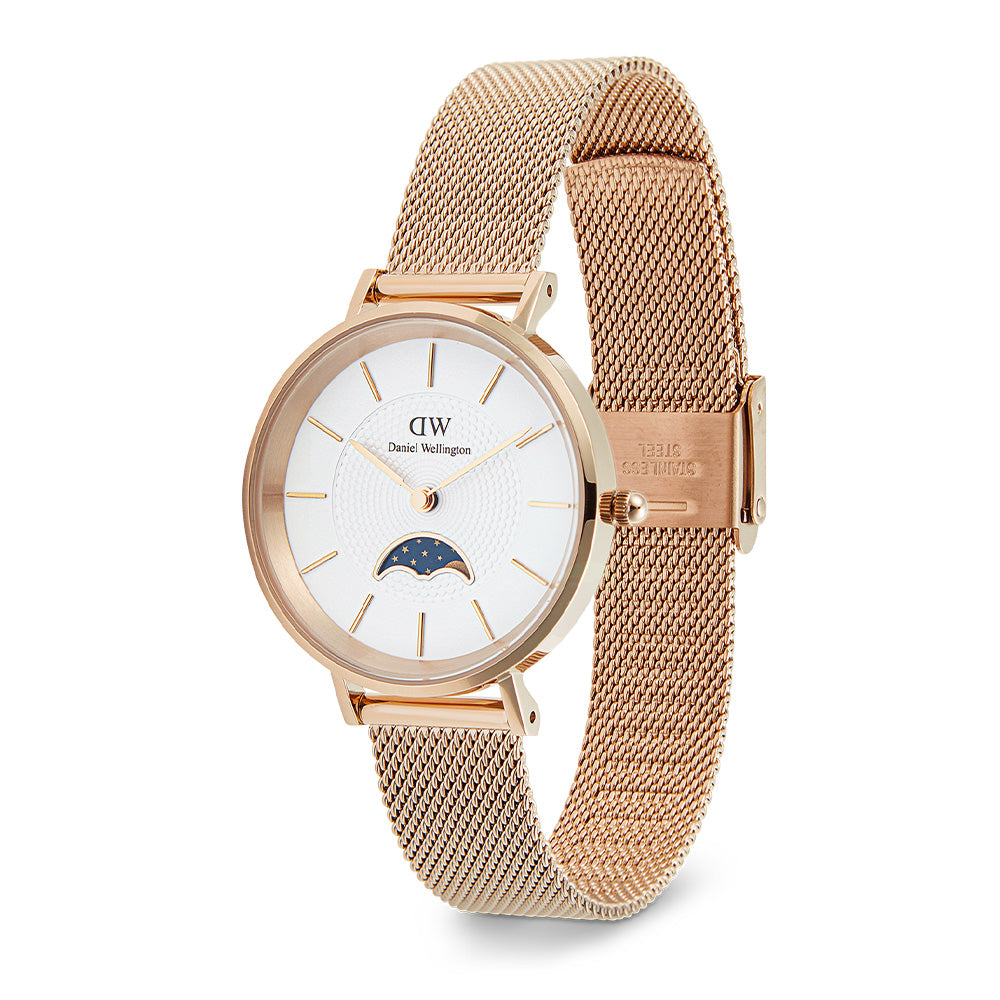 Daniel Wellington Watches Moonphase Watch 2-Hand 32mm Stainless