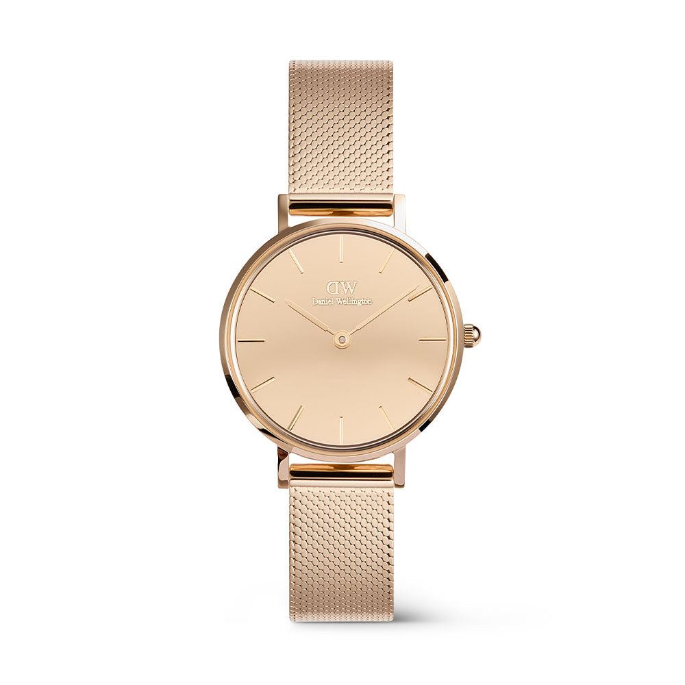 Daniel Wellington Watches Petite Mirror 3-Hand 28mm Stainless Steel Band