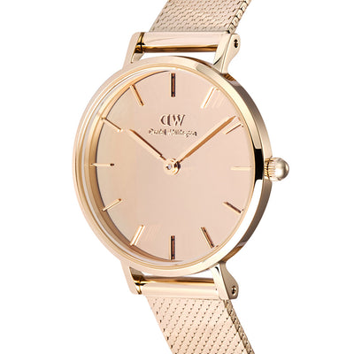 Daniel Wellington Watches Petite Mirror 3-Hand 28mm Stainless Steel Band