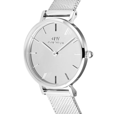 Daniel Wellington Watches Petite Mirror 3-Hand 28mm Stainless Steel Band
