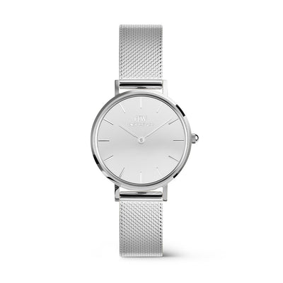 Daniel Wellington Watches Petite Mirror 3-Hand 28mm Stainless Steel Band
