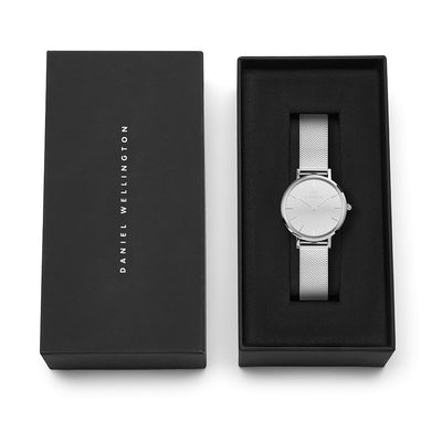 Daniel Wellington Watches Petite Mirror 3-Hand 28mm Stainless Steel Band