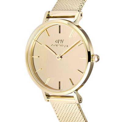 Daniel Wellington Watches Petite Mirror 3-Hand 28mm Stainless Steel Band