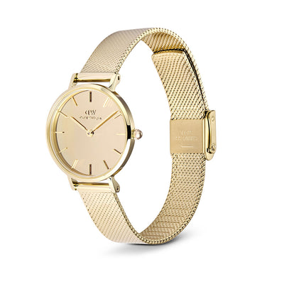 Daniel Wellington Watches Petite Mirror 3-Hand 28mm Stainless Steel Band