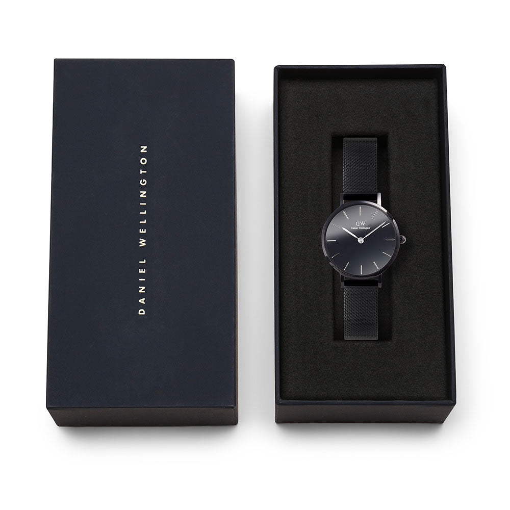 Daniel Wellington Watches Petite Mirror 3-Hand 28mm Stainless Steel Band