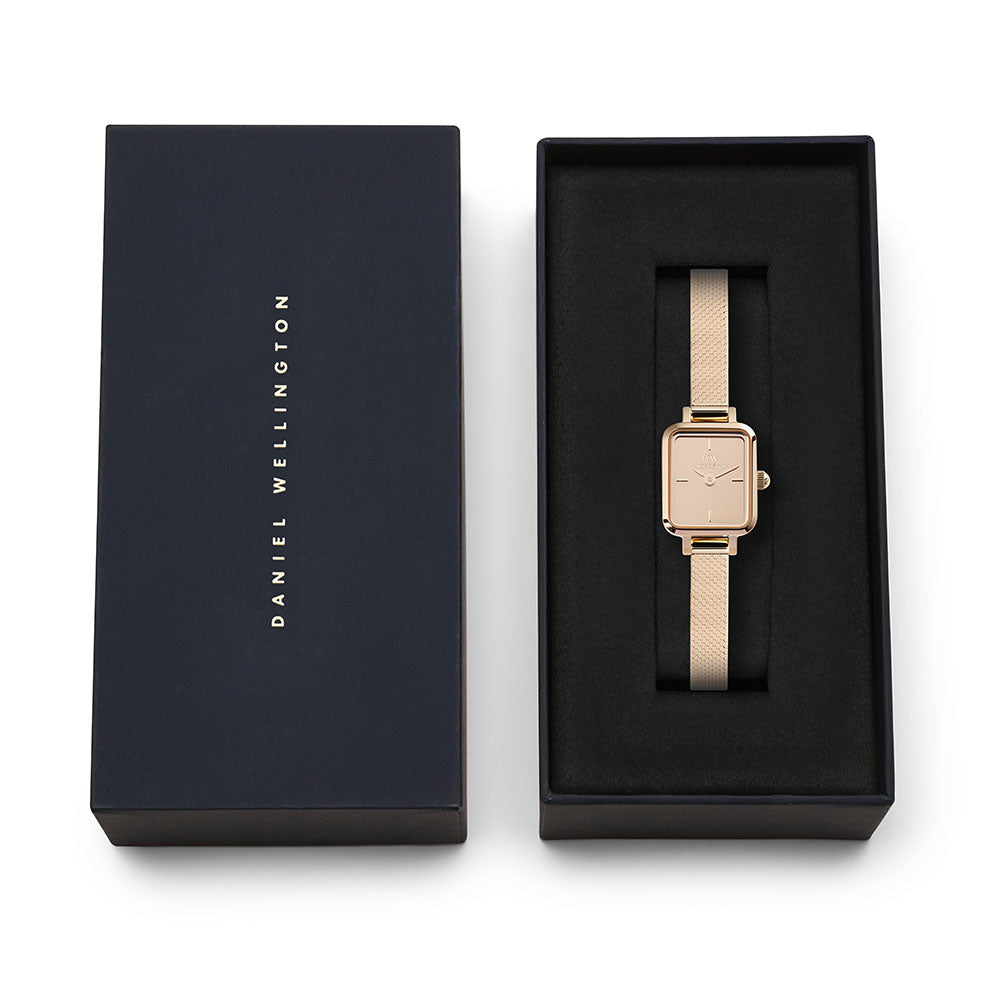 Daniel Wellington Watches Quadro Mini 3-Hand 15mmx18mm Stainless Steel Band