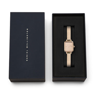 Daniel Wellington Watches Quadro Mini 3-Hand 15mmx18mm Stainless Steel Band