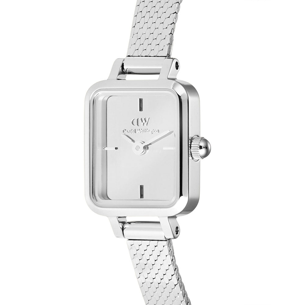 Daniel Wellington Watches Quadro Mini 3-Hand 15mmx18mm Stainless Steel Band