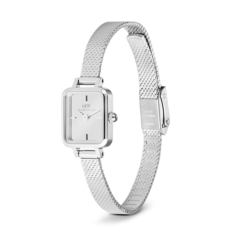 Daniel Wellington Watches Quadro Mini 3-Hand 15mmx18mm Stainless Steel Band