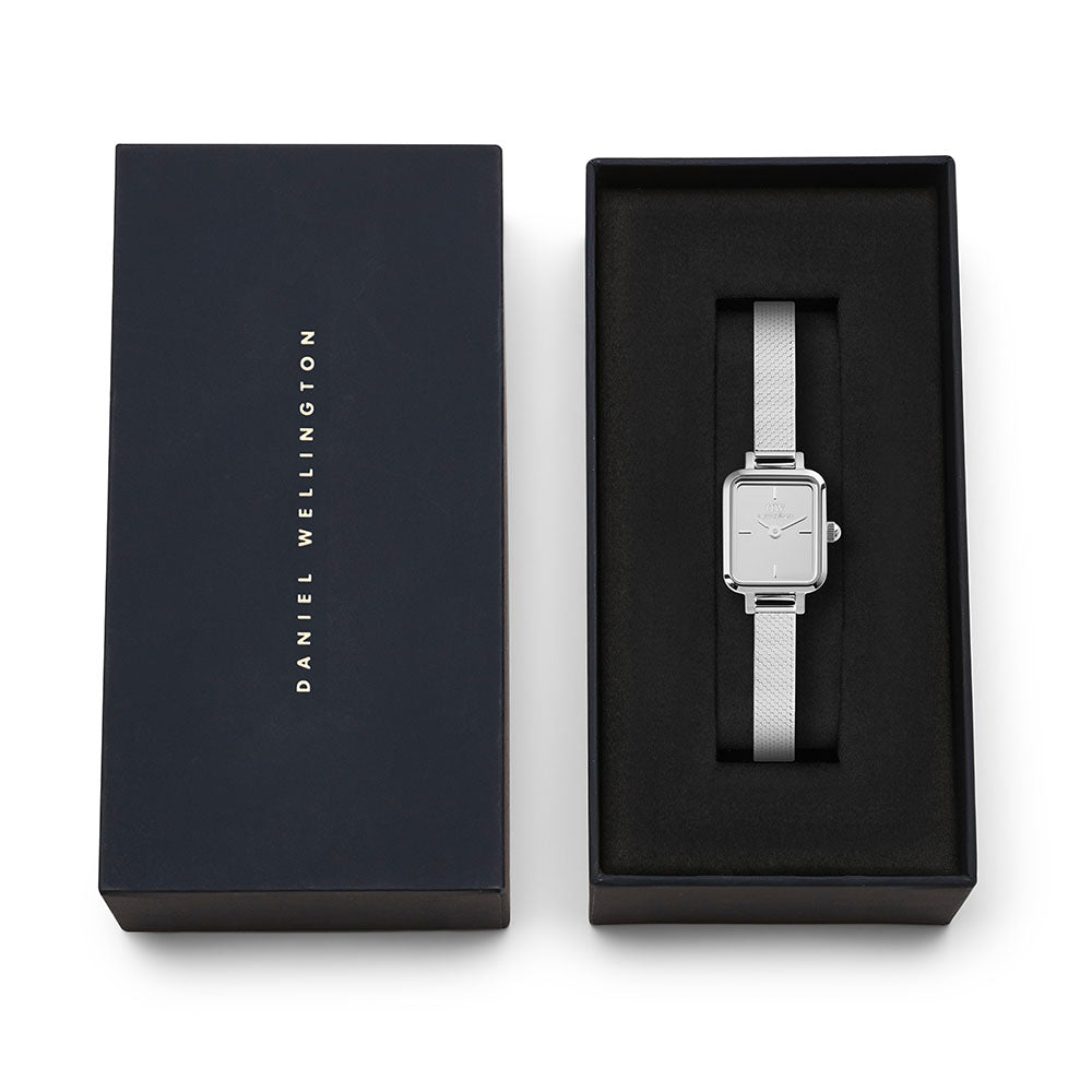 Daniel Wellington Watches Quadro Mini 3-Hand 15mmx18mm Stainless Steel Band