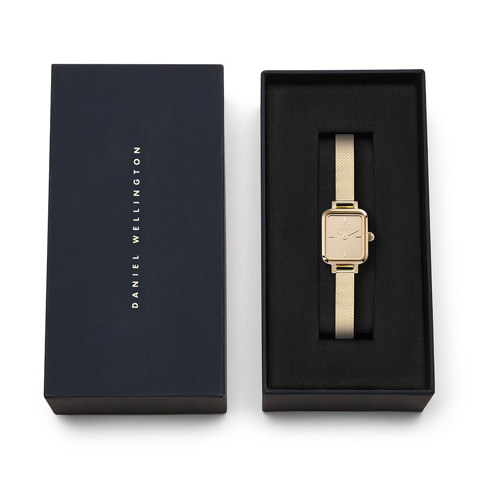 Daniel Wellington Watches Quadro Mini 3-Hand 15mmx18mm Stainless Steel Band