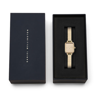 Daniel Wellington Watches Quadro Mini 3-Hand 15mmx18mm Stainless Steel Band