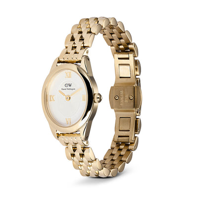 Daniel Wellington Watches Oval Mini 2-Hand 25mm Stainless Steel Band