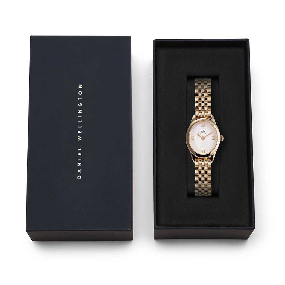 Daniel Wellington Watches Oval Mini 2-Hand 25mm Stainless Steel Band