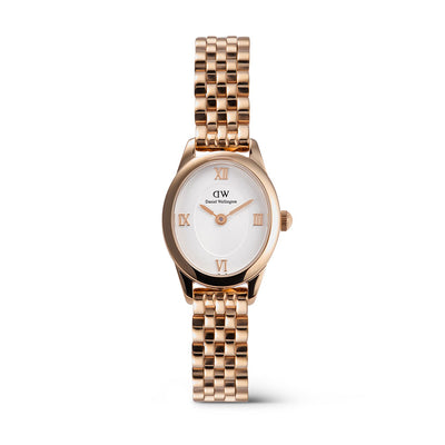 Daniel Wellington Watches Oval Mini 2-Hand 25mm Stainless Steel Band