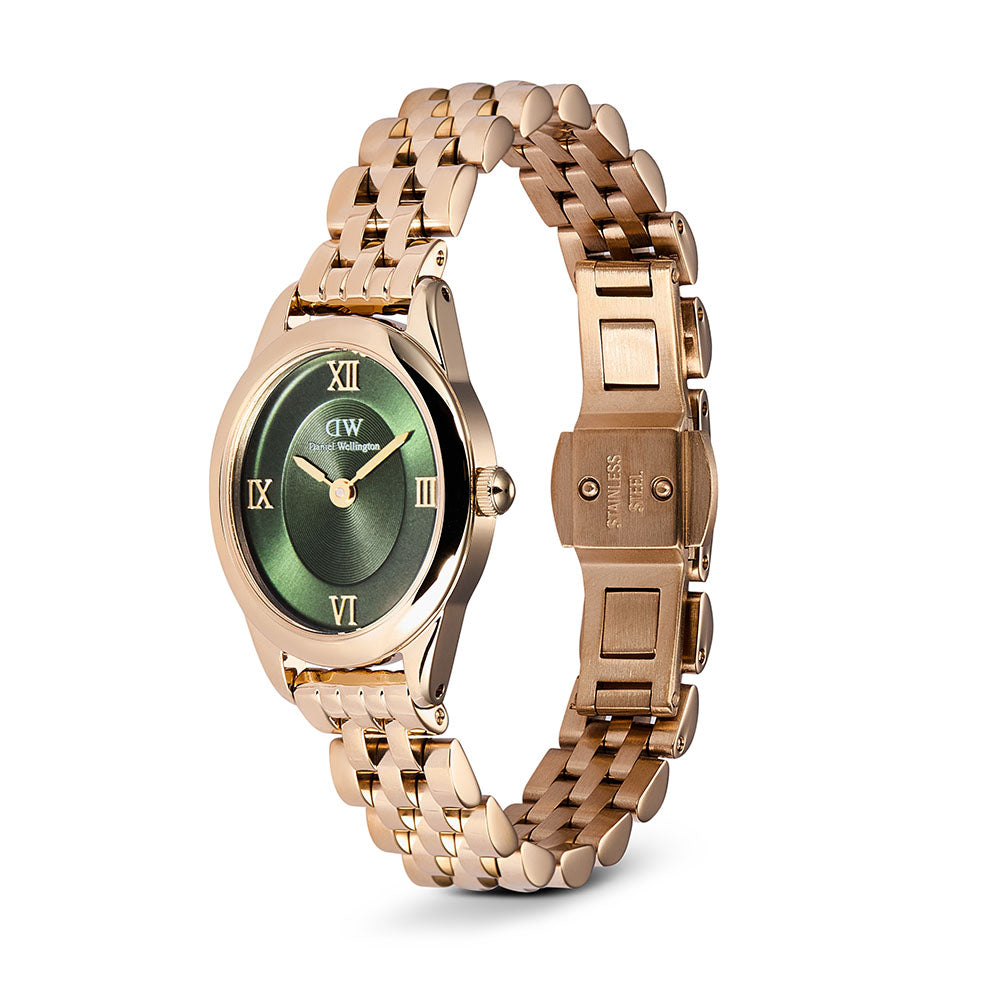 Daniel Wellington Watches Oval Mini 2-Hand 25mm Stainless Steel Band