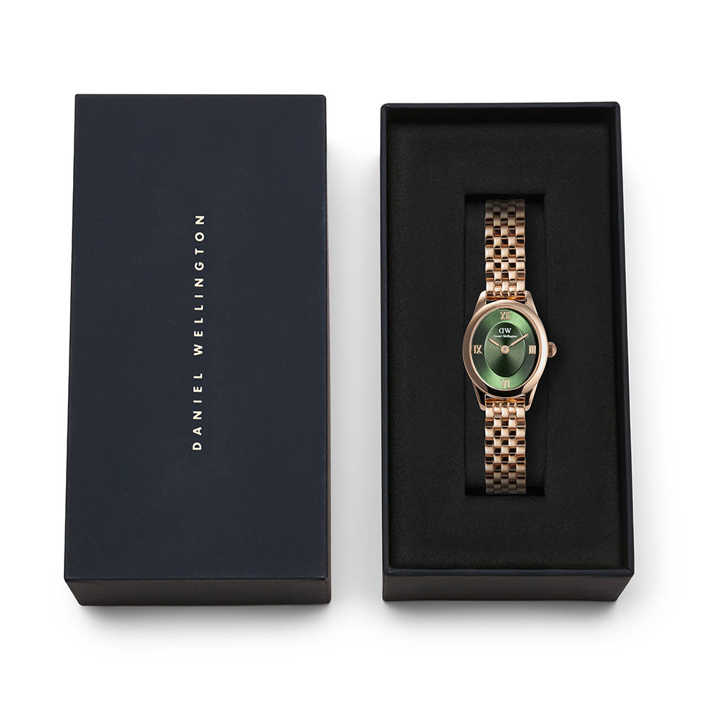 Daniel Wellington Watches Oval Mini 2-Hand 25mm Stainless Steel Band