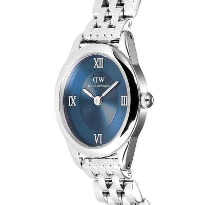 Daniel Wellington Watches Oval Mini 2-Hand 25mm Stainless Steel Band
