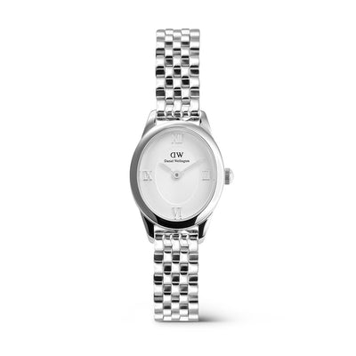 Daniel Wellington Watches Oval Mini 2-Hand 25mm Stainless Steel Band