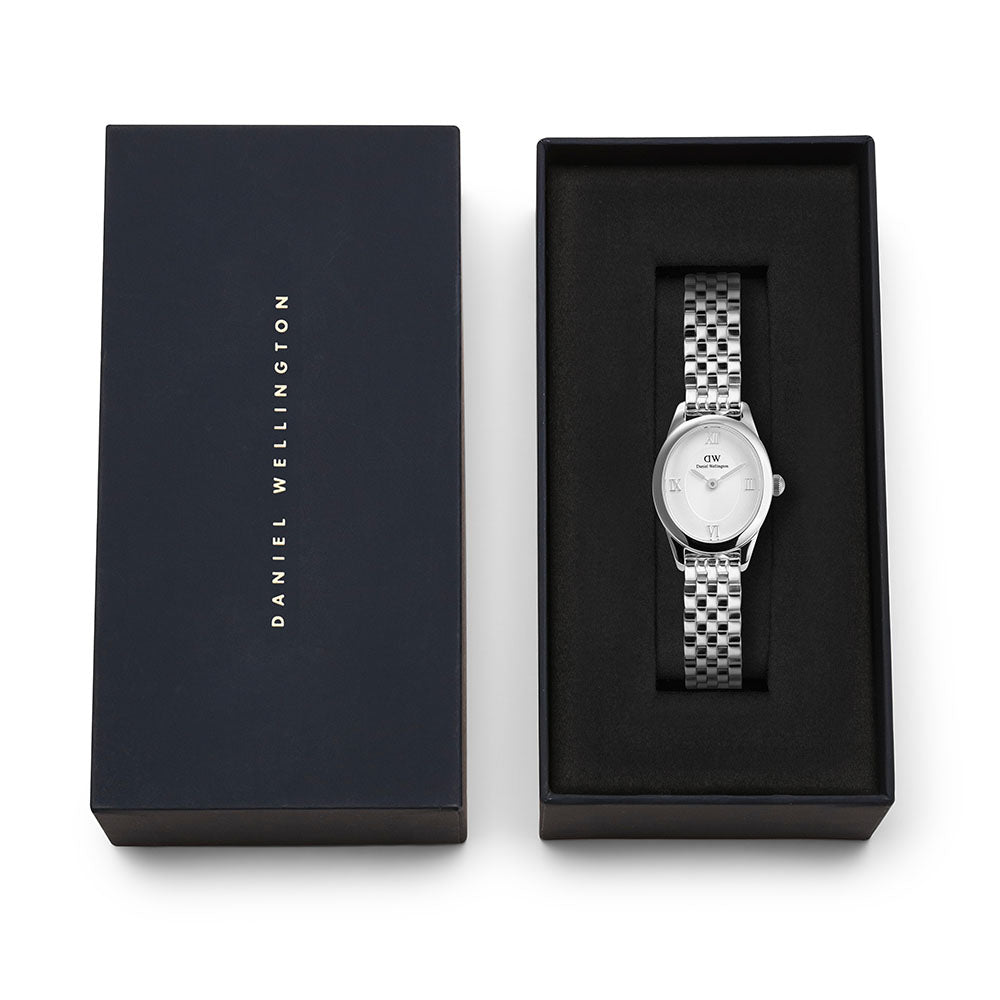 Daniel Wellington Watches Oval Mini 2-Hand 25mm Stainless Steel Band