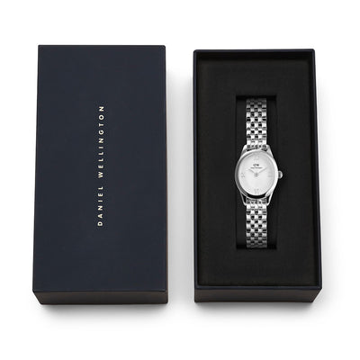 Daniel Wellington Watches Oval Mini 2-Hand 25mm Stainless Steel Band