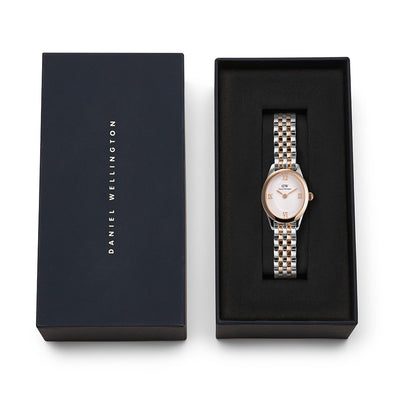 Daniel Wellington Watches Oval Mini 2-Hand 25mm Stainless Steel Band