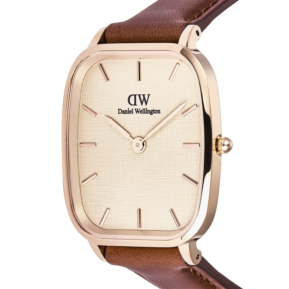 Daniel Wellington Watches Vintage Watch 2-Hand 32mmx36mm Leather Band