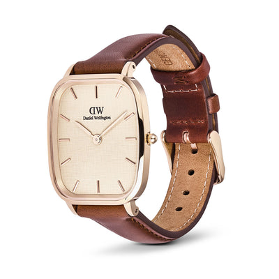 Daniel Wellington Watches Vintage Watch 2-Hand 32mmx36mm Leather Band
