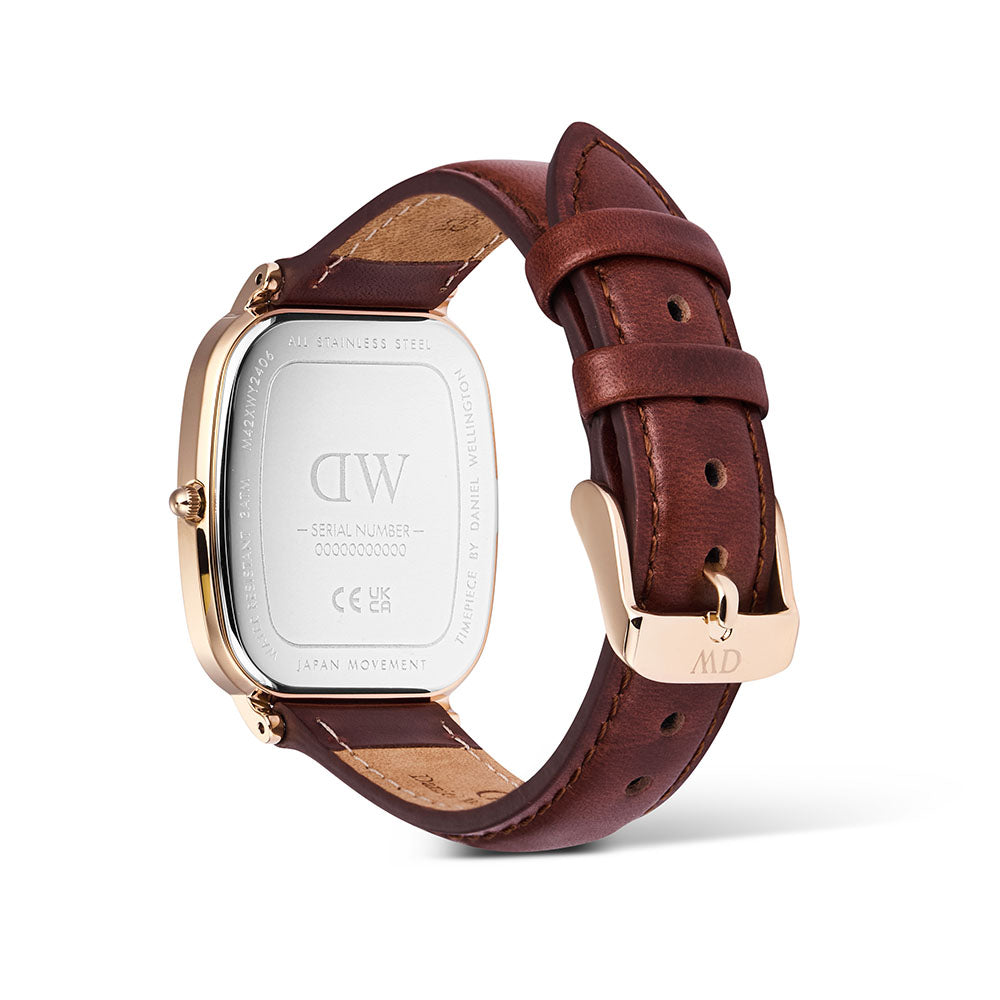 Daniel Wellington Watches Vintage Watch 2-Hand 32mmx36mm Leather Band