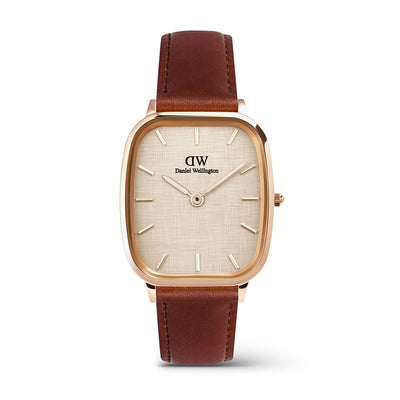 Daniel Wellington Watches Vintage Watch 2-Hand 32mmx36mm Leather Band