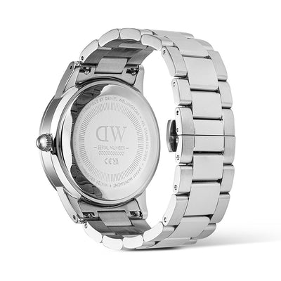 Daniel Wellington Watches Index Bezel 3-Hand 40mm Stainless Steel Band