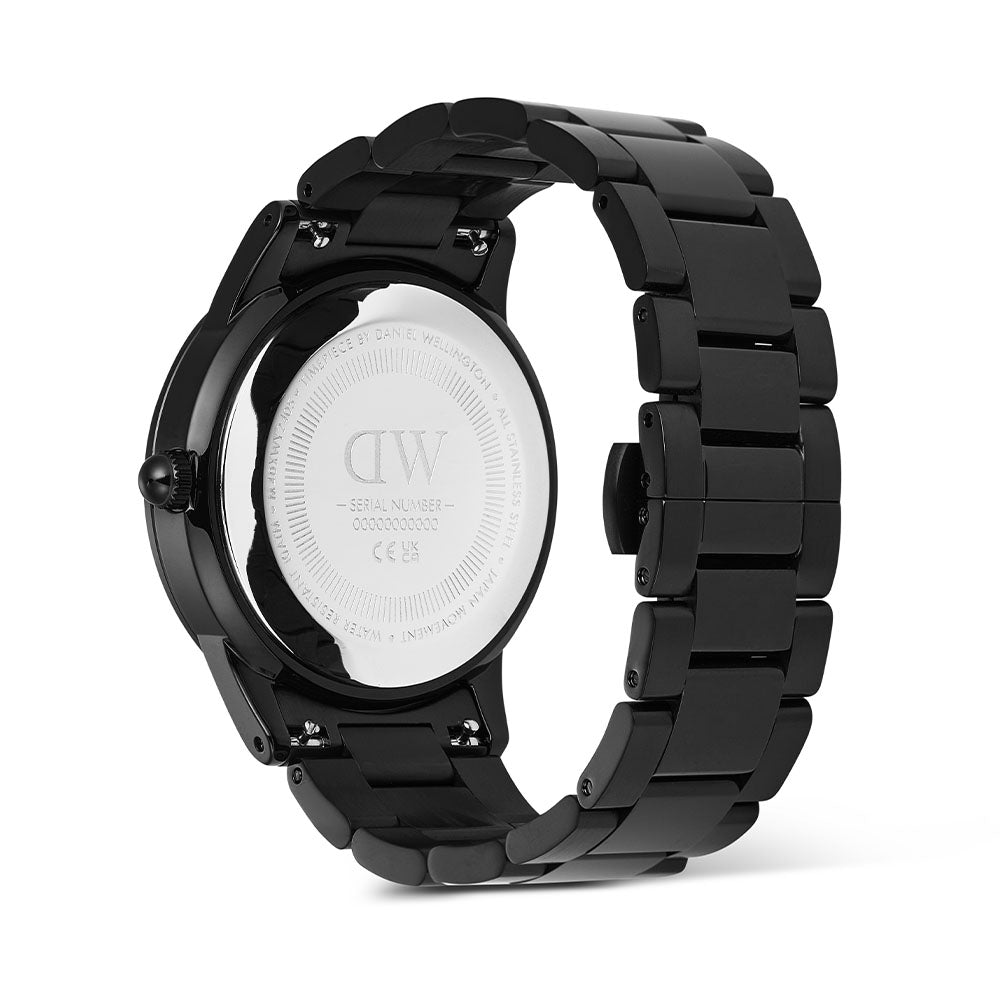 Daniel Wellington Watches Index Bezel 3-Hand 40mm Stainless Steel Band