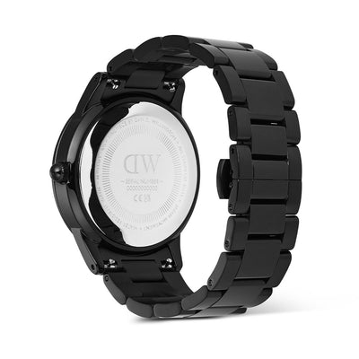 Daniel Wellington Watches Index Bezel 3-Hand 40mm Stainless Steel Band