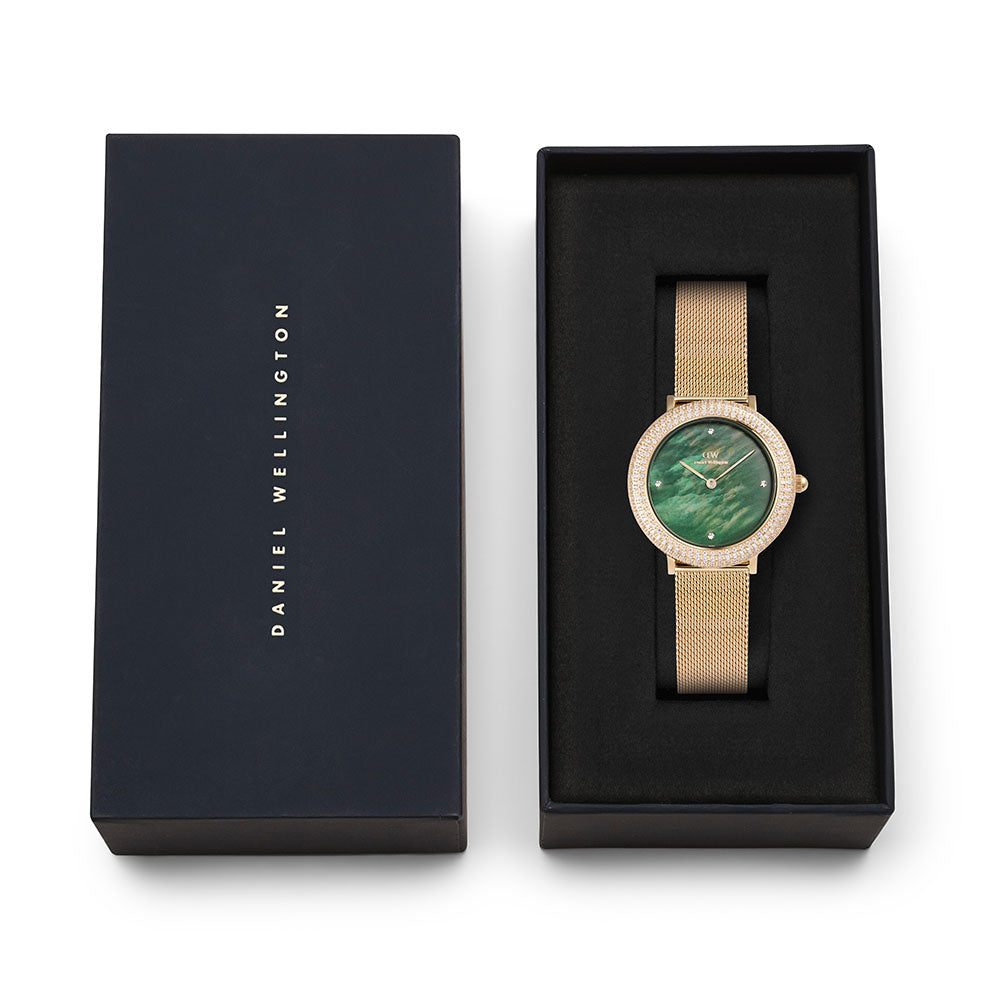 Daniel Wellington Watches Crystal Bezel 2-Hand 32mm Stainless Steel Band